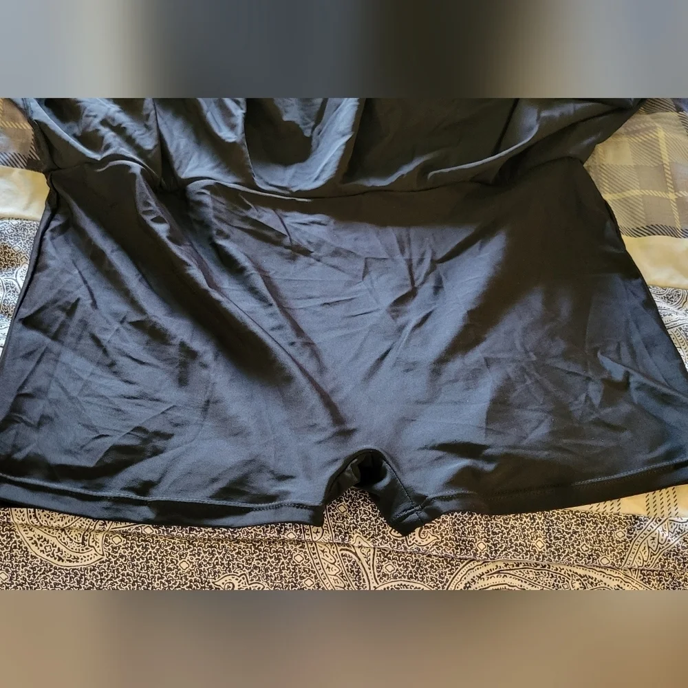 Plus Size 4xl Skirt w Under Shorts Bathing Swimsuit